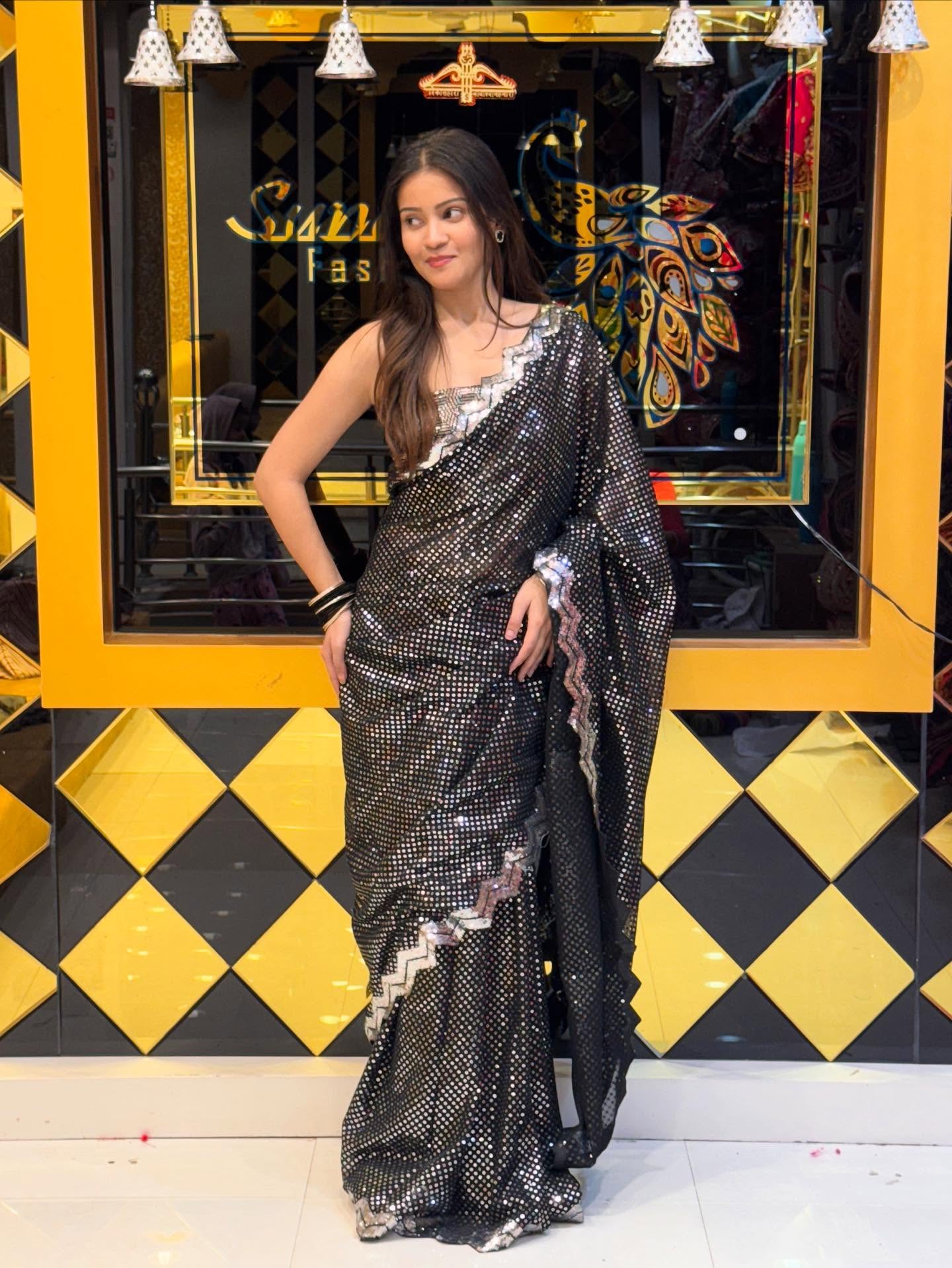 Black Saree