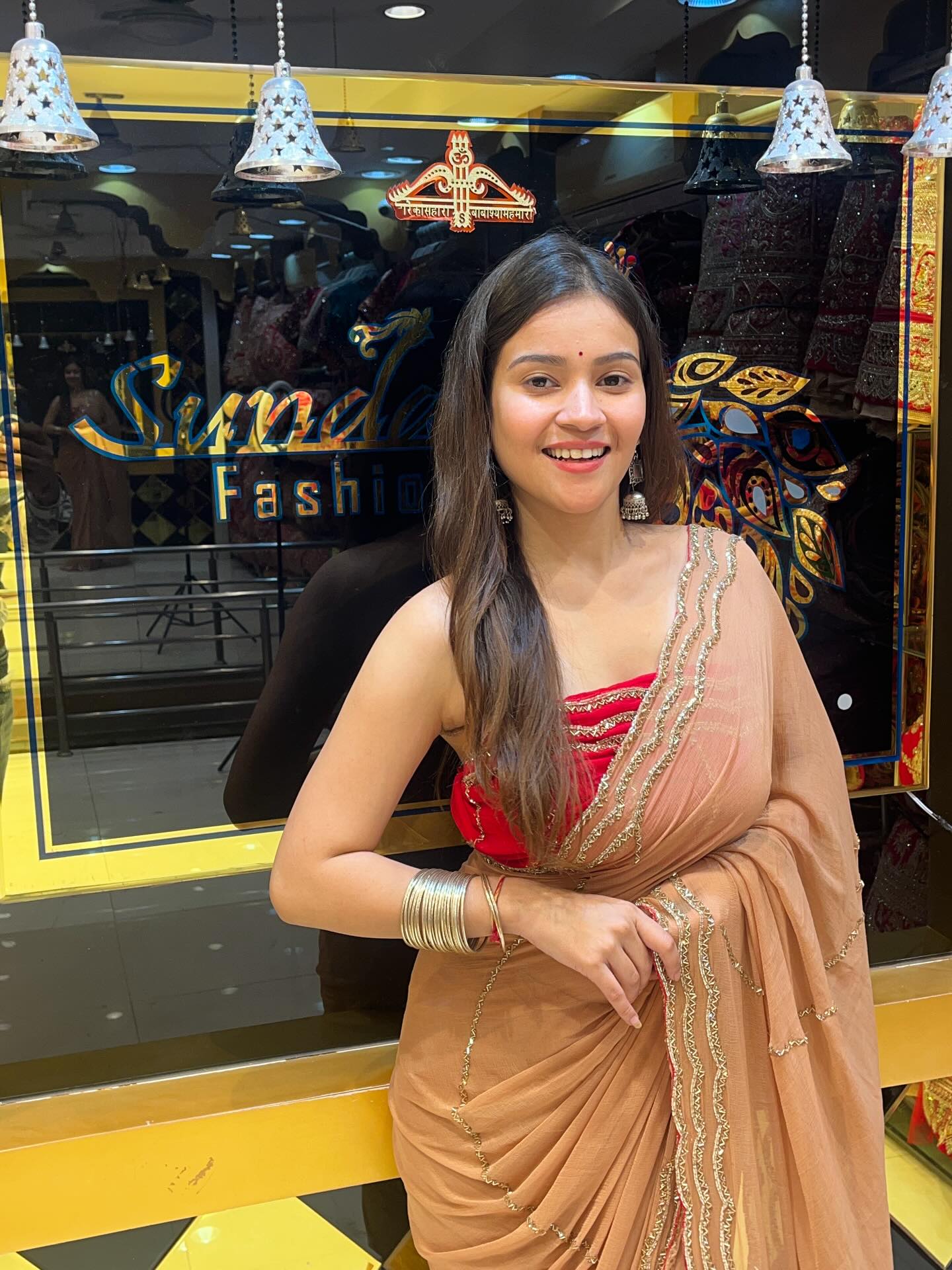 Handwork Pure Chiffon Saree