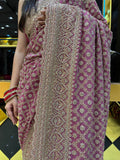 Pink Bridal Saree