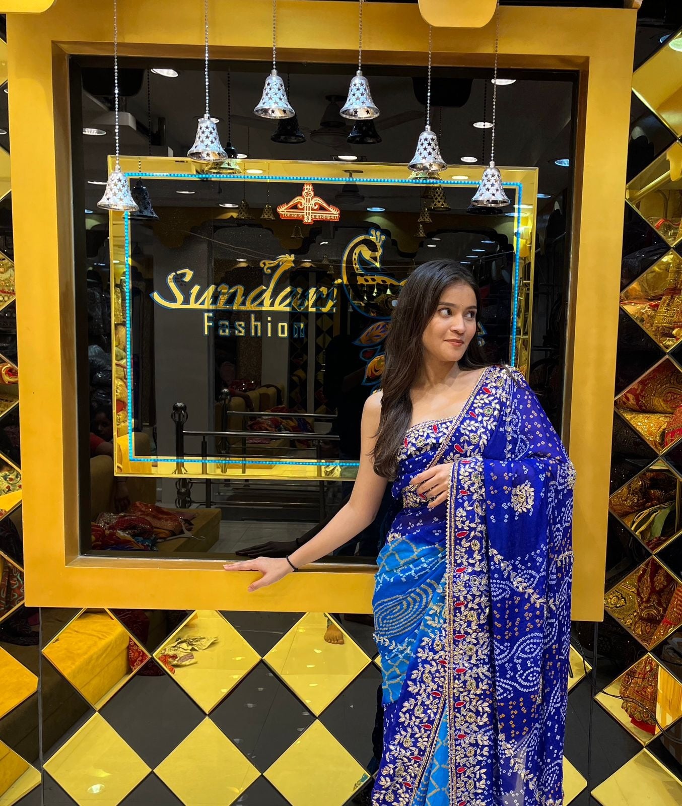 Blue Pure Ojariya Saree