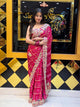 Traditional Pink Ghatchola Saree