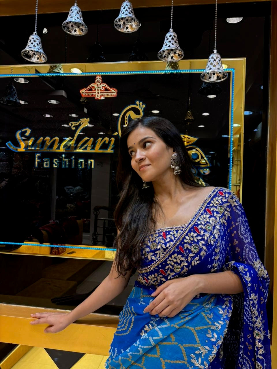 Blue Pure Ojariya Saree