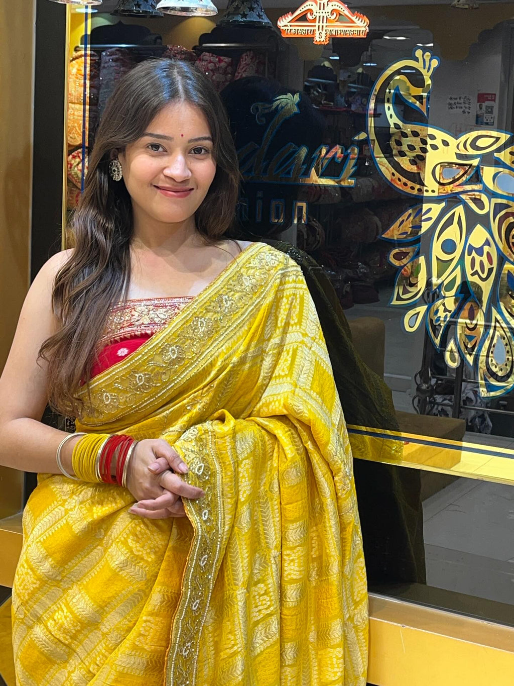 Premium Khaddi Georgette Handwork saree
