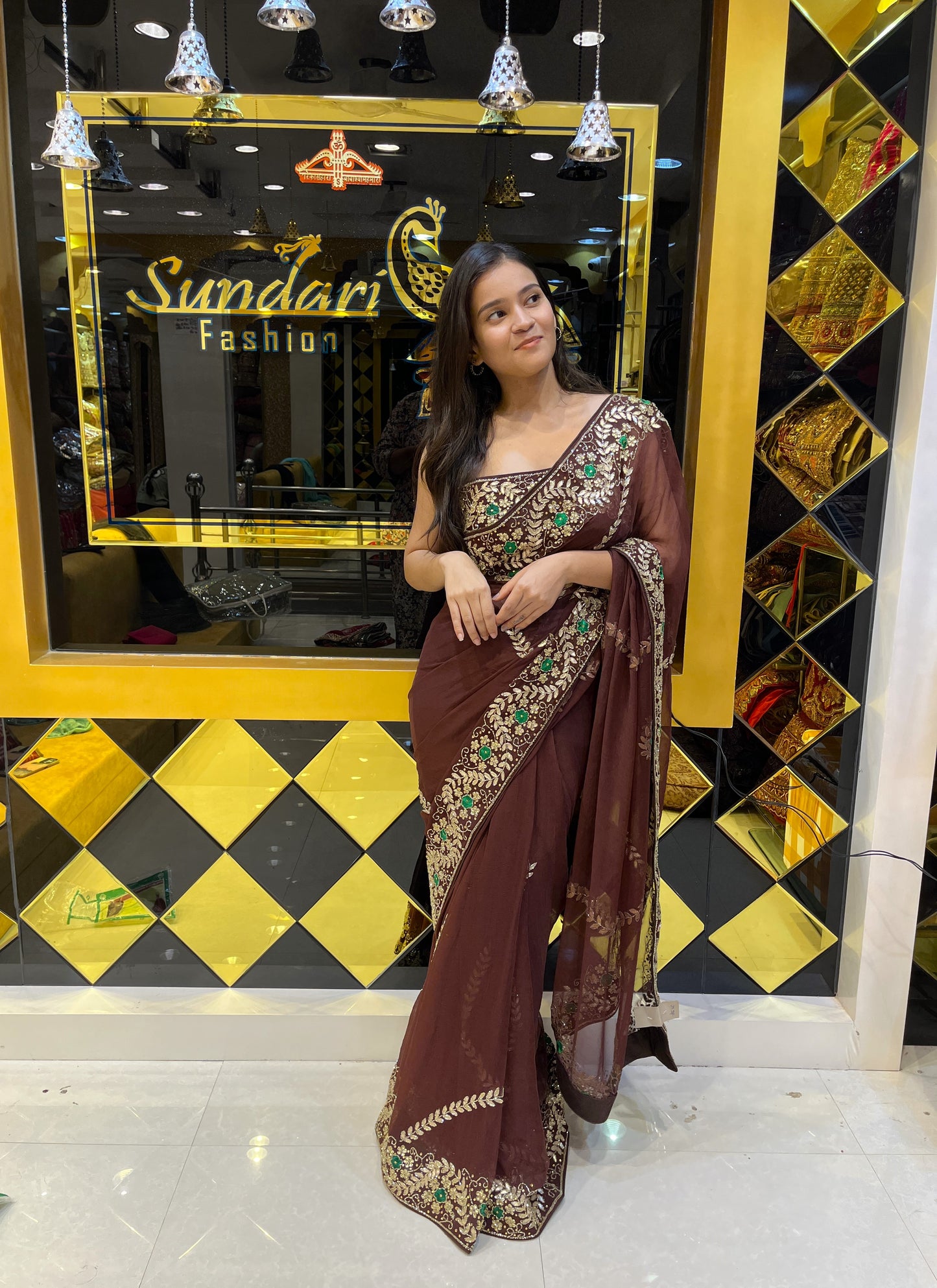 Plain Solid Saree