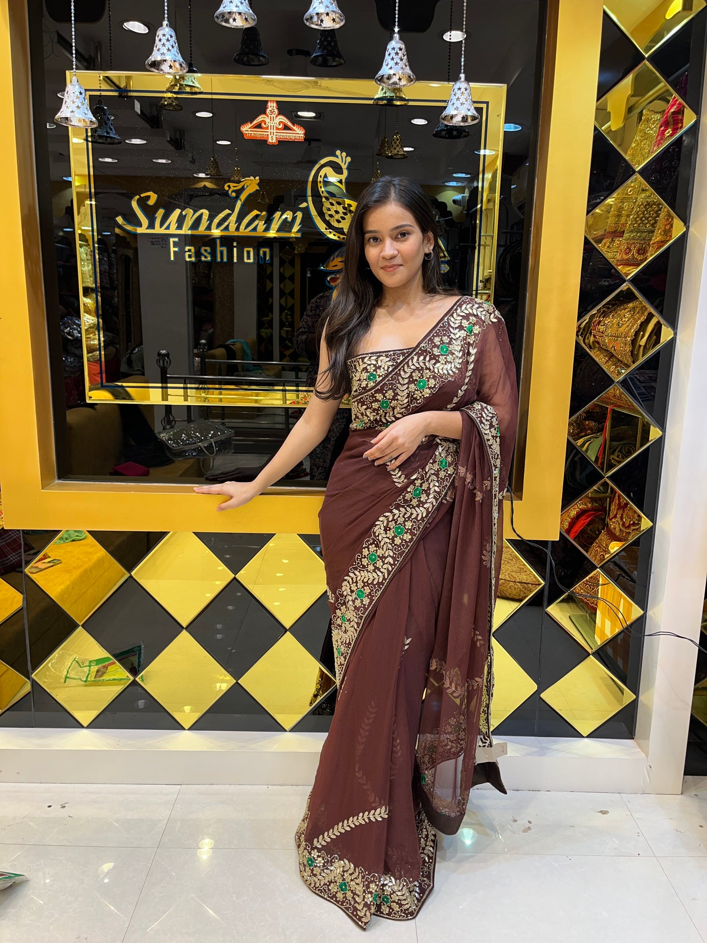 Plain Solid Saree