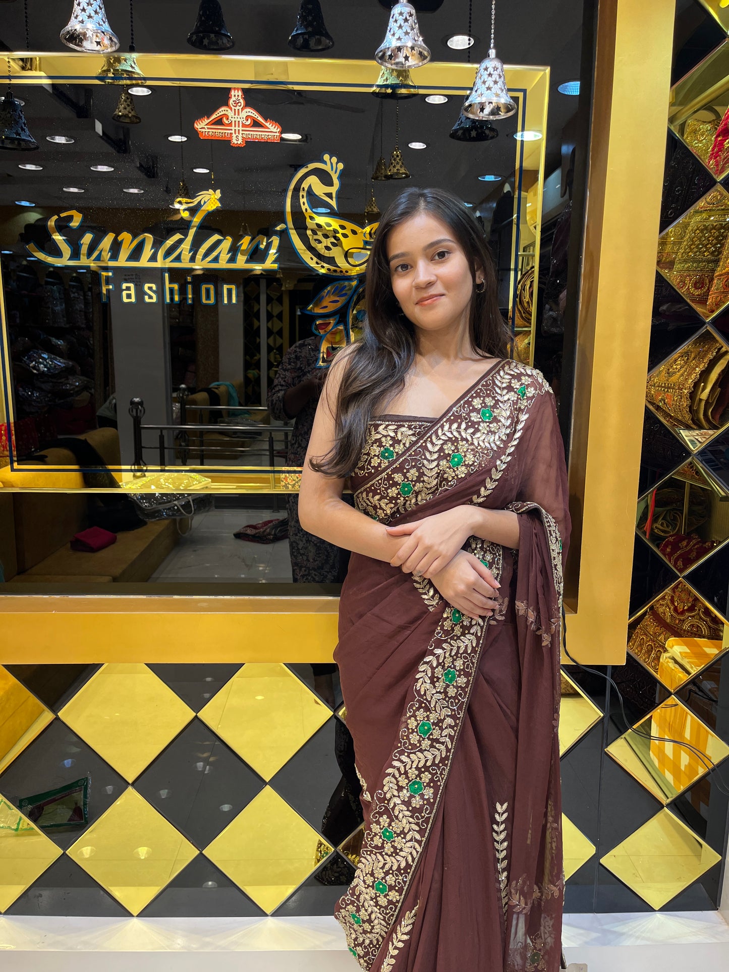 Plain Solid Saree