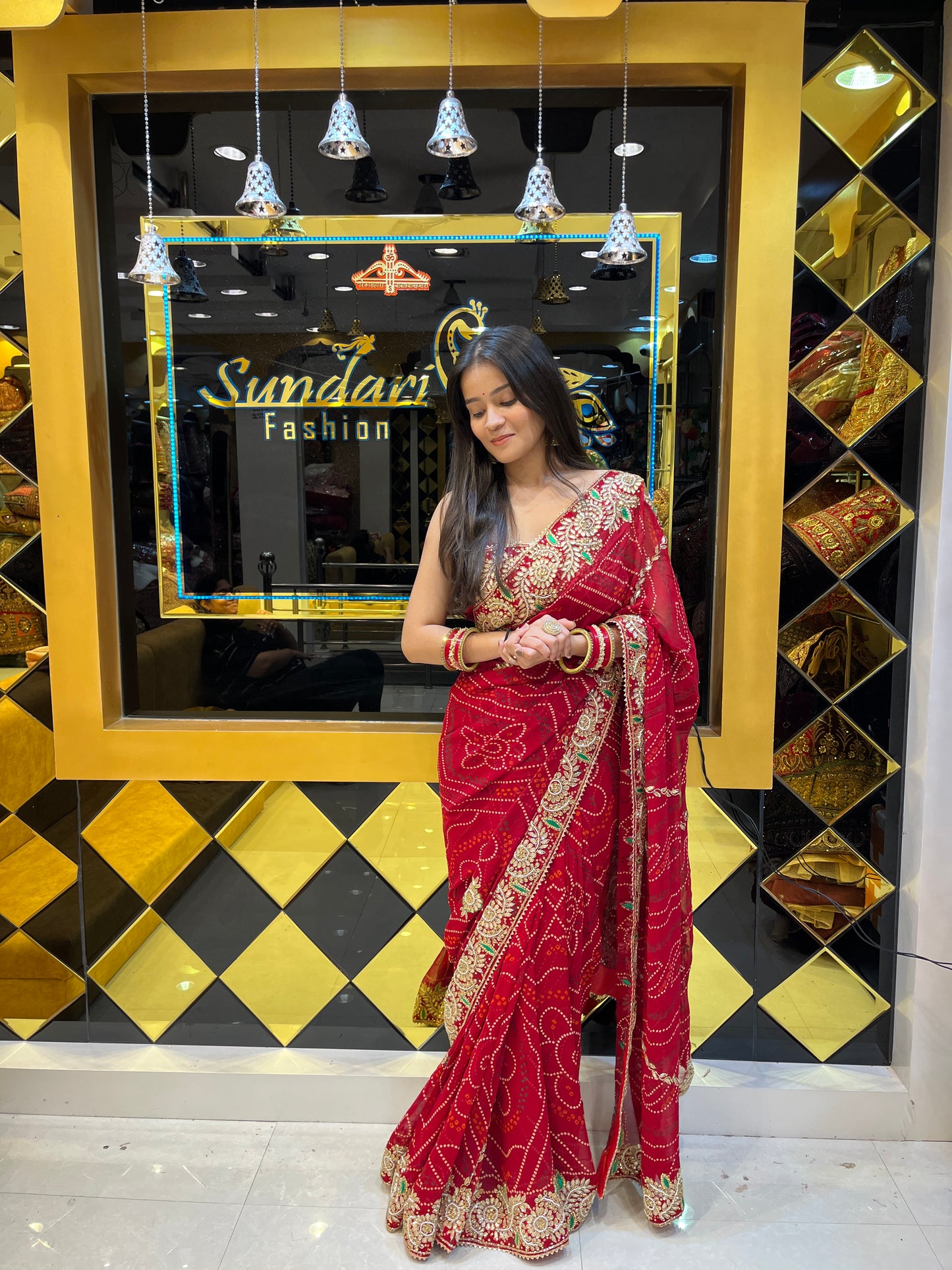 Rajasthani Chundari Saree