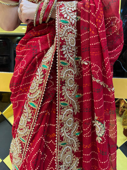 Rajasthani Chundari Saree