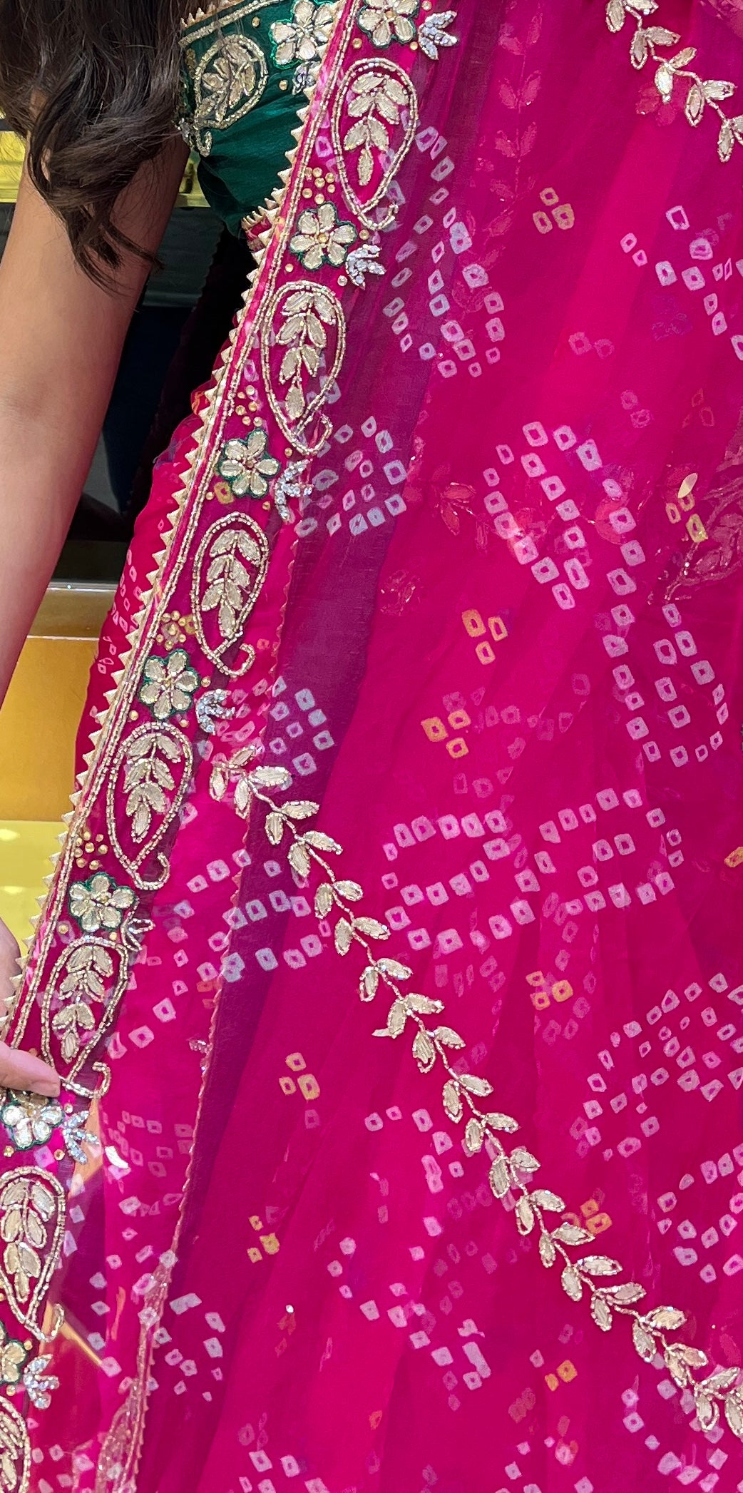 Bandhej Saree