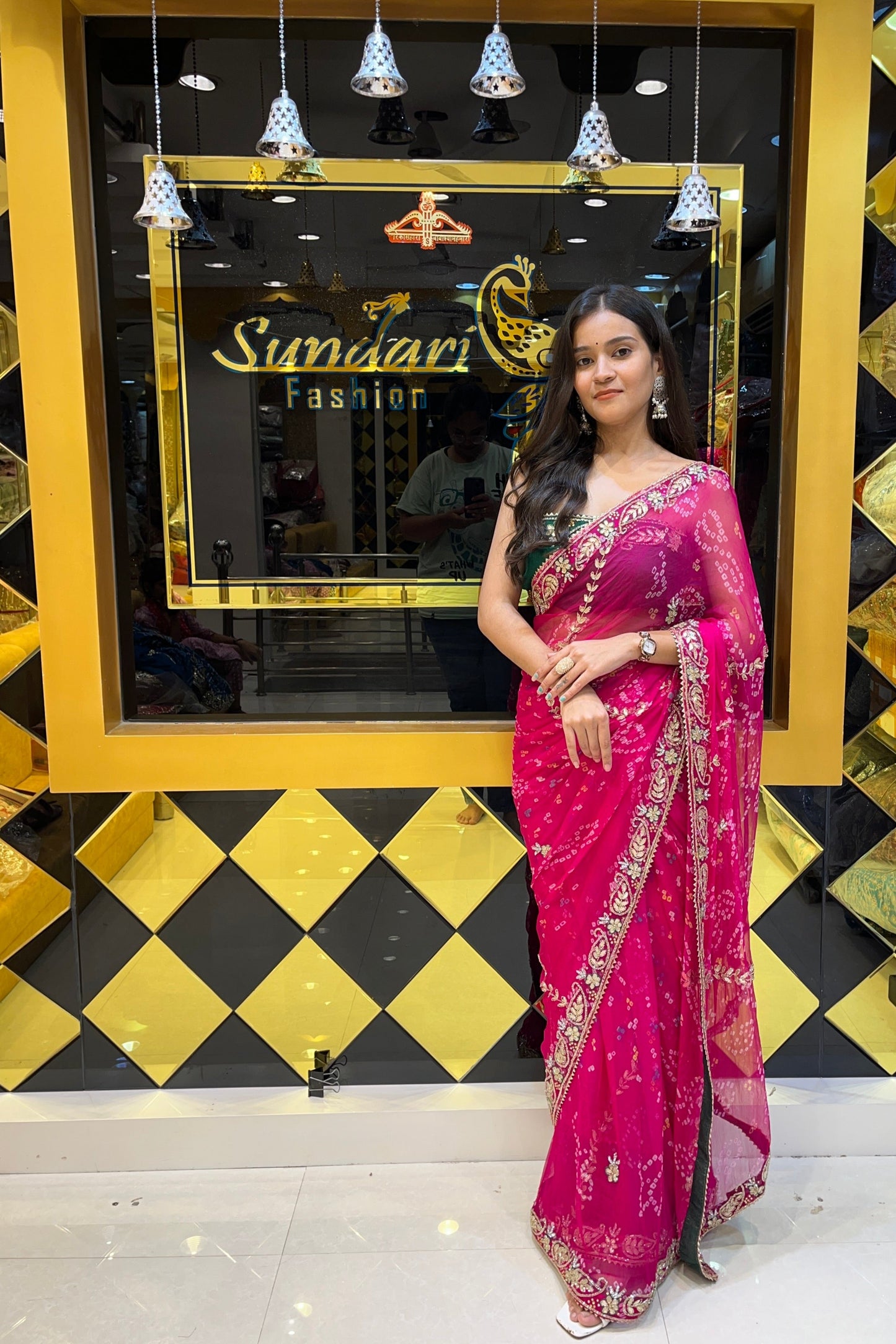 Bandhej Saree