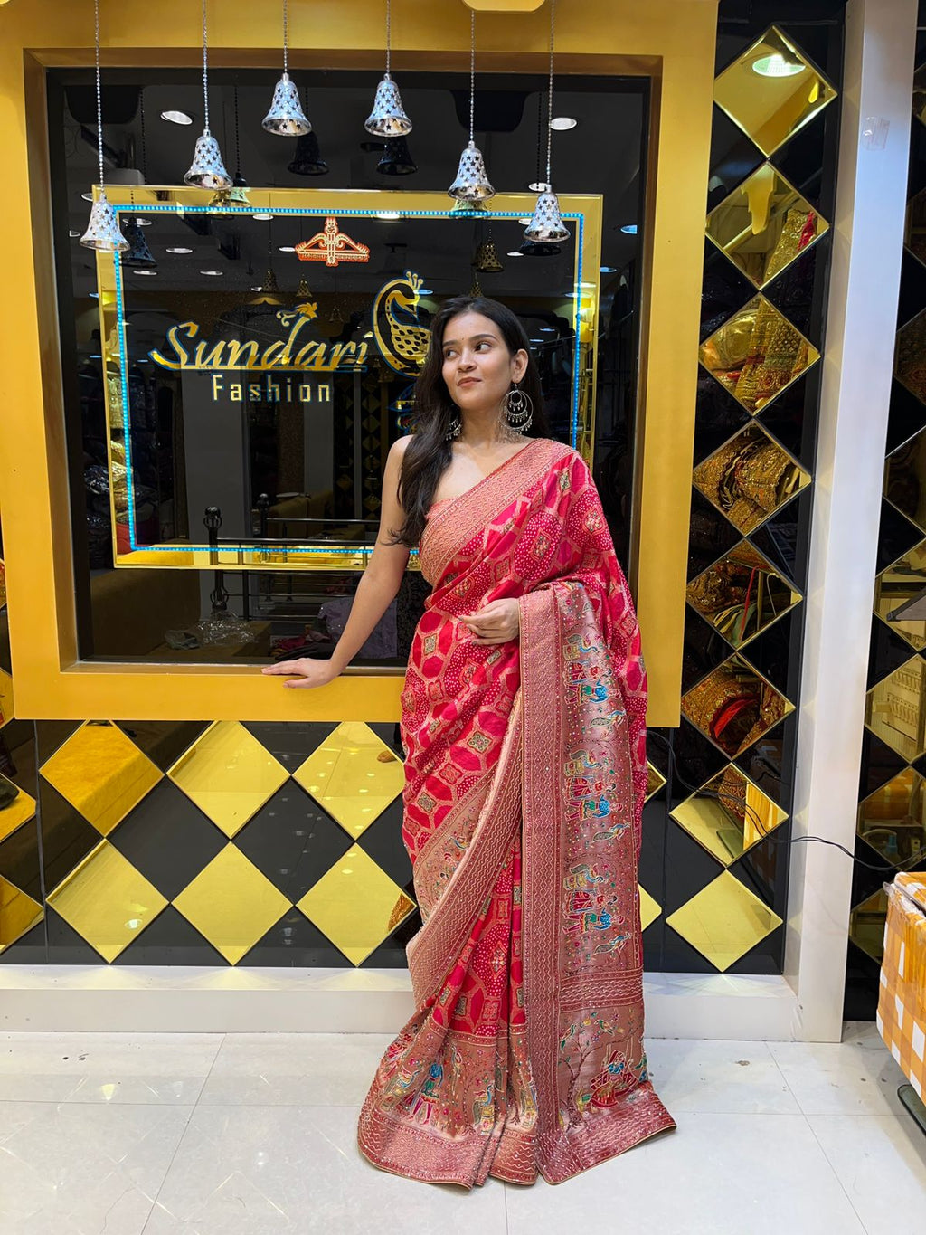 Red Silk Premium Saree