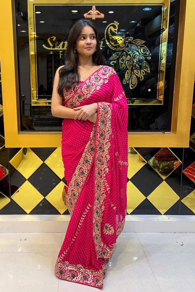 Mothera Leheriya  Saree