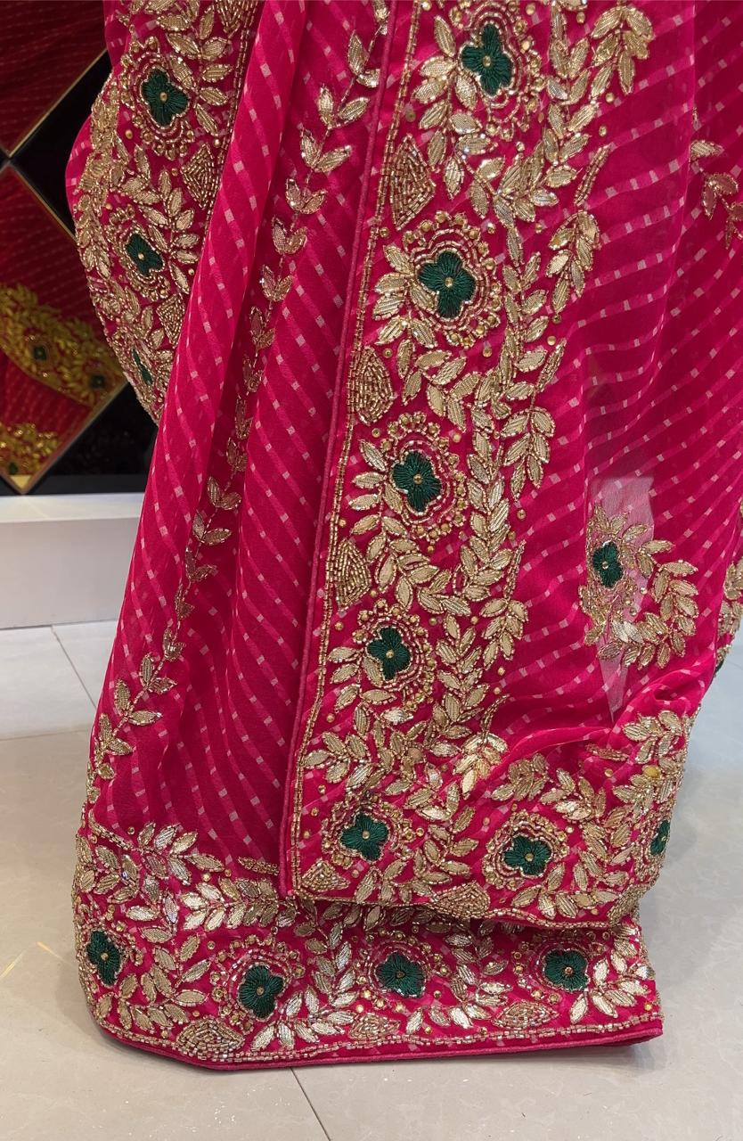 Mothera Leheriya  Saree