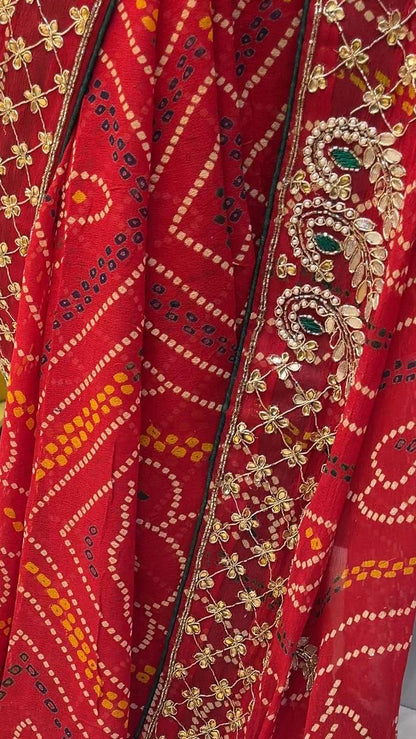 Rajasthani Chundari Saree