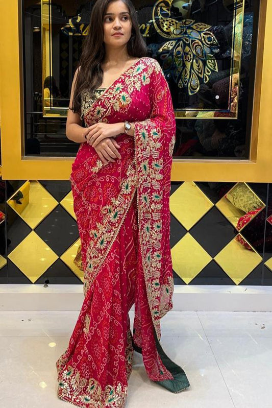 Rajasthani Chundari Saree