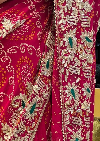 Rajasthani Chundari Saree