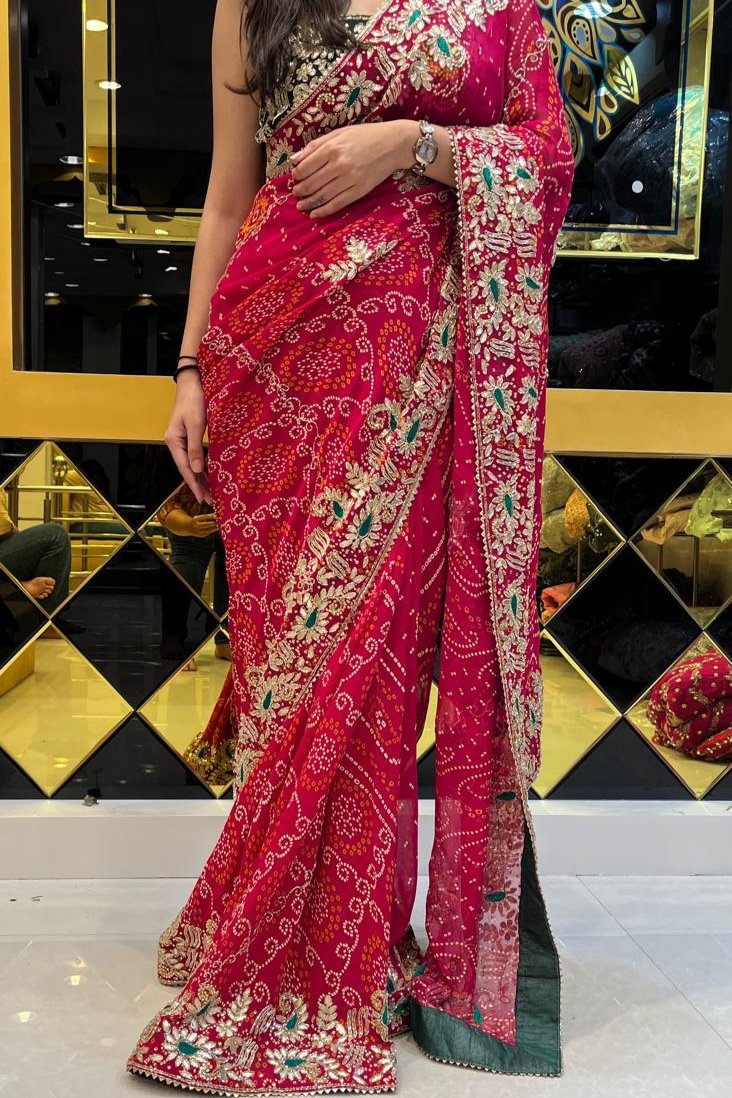 Rajasthani Chundari Saree