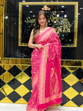 Khaddi Georgette Neemzari Designer Saree (148)