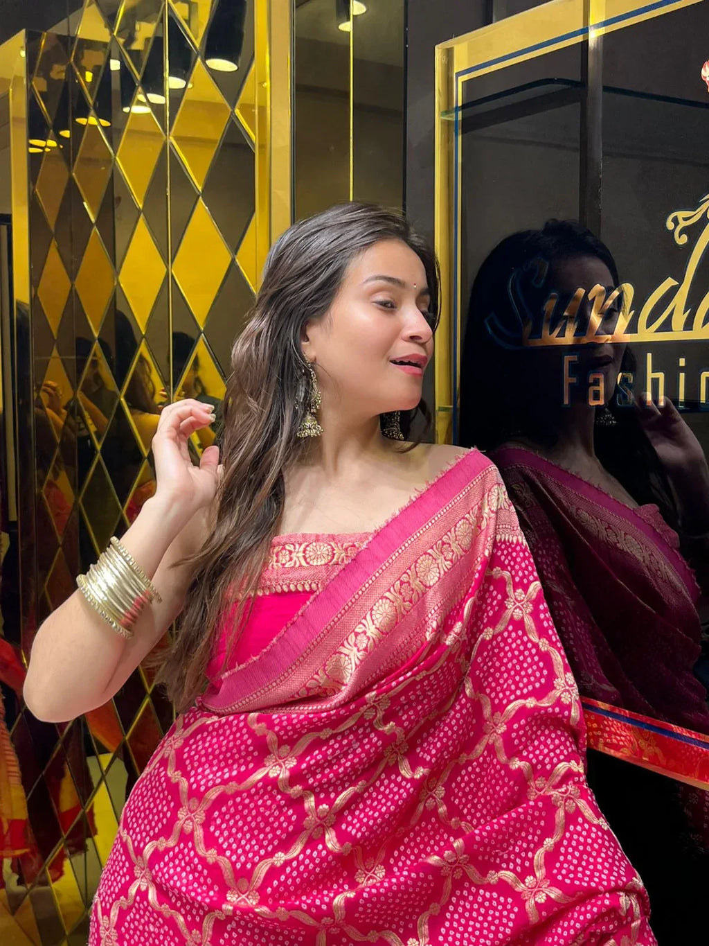 Khaddi Georgette Neemzari Designer Saree (148)
