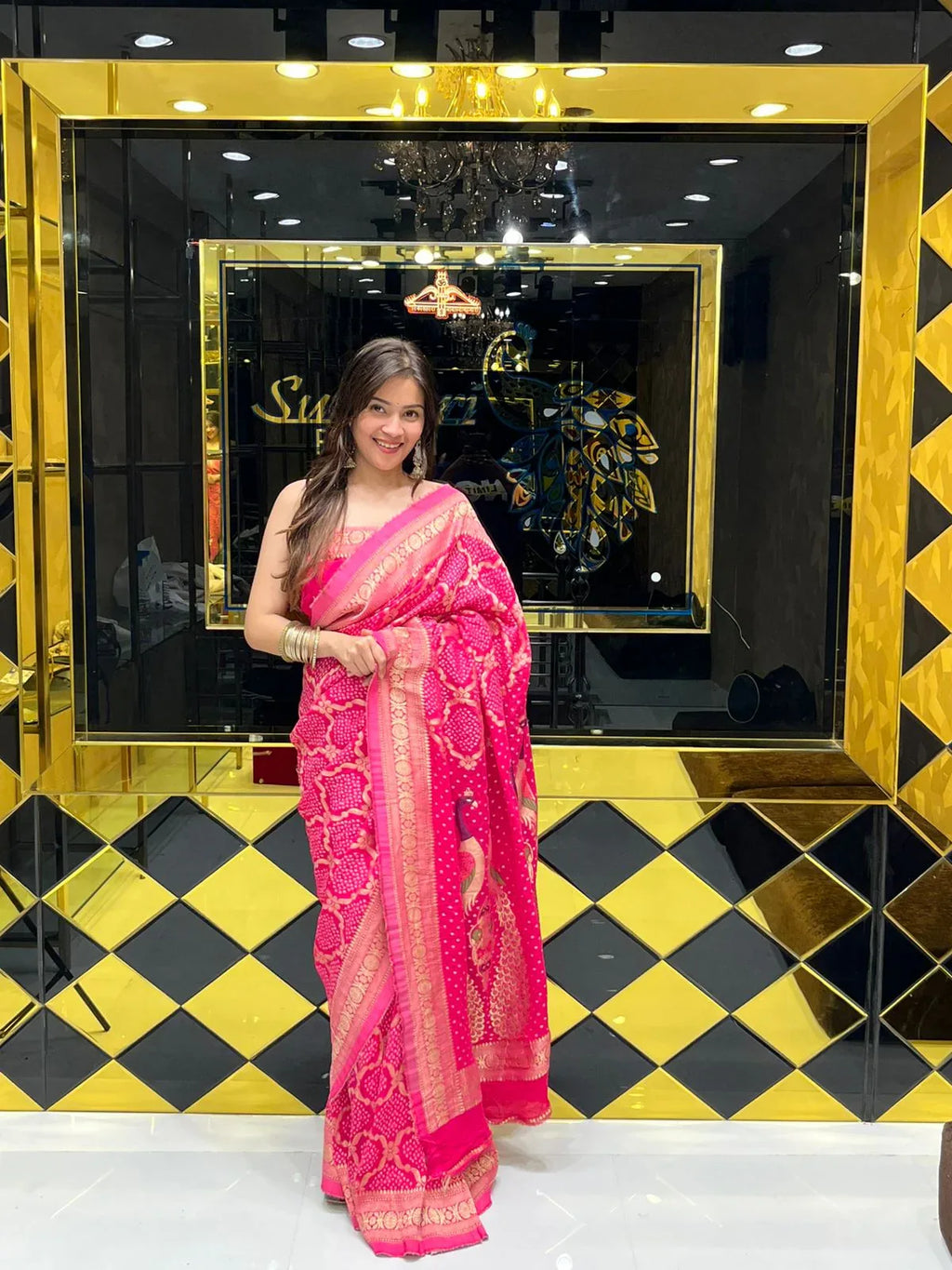 Khaddi Georgette Neemzari Designer Saree (148)