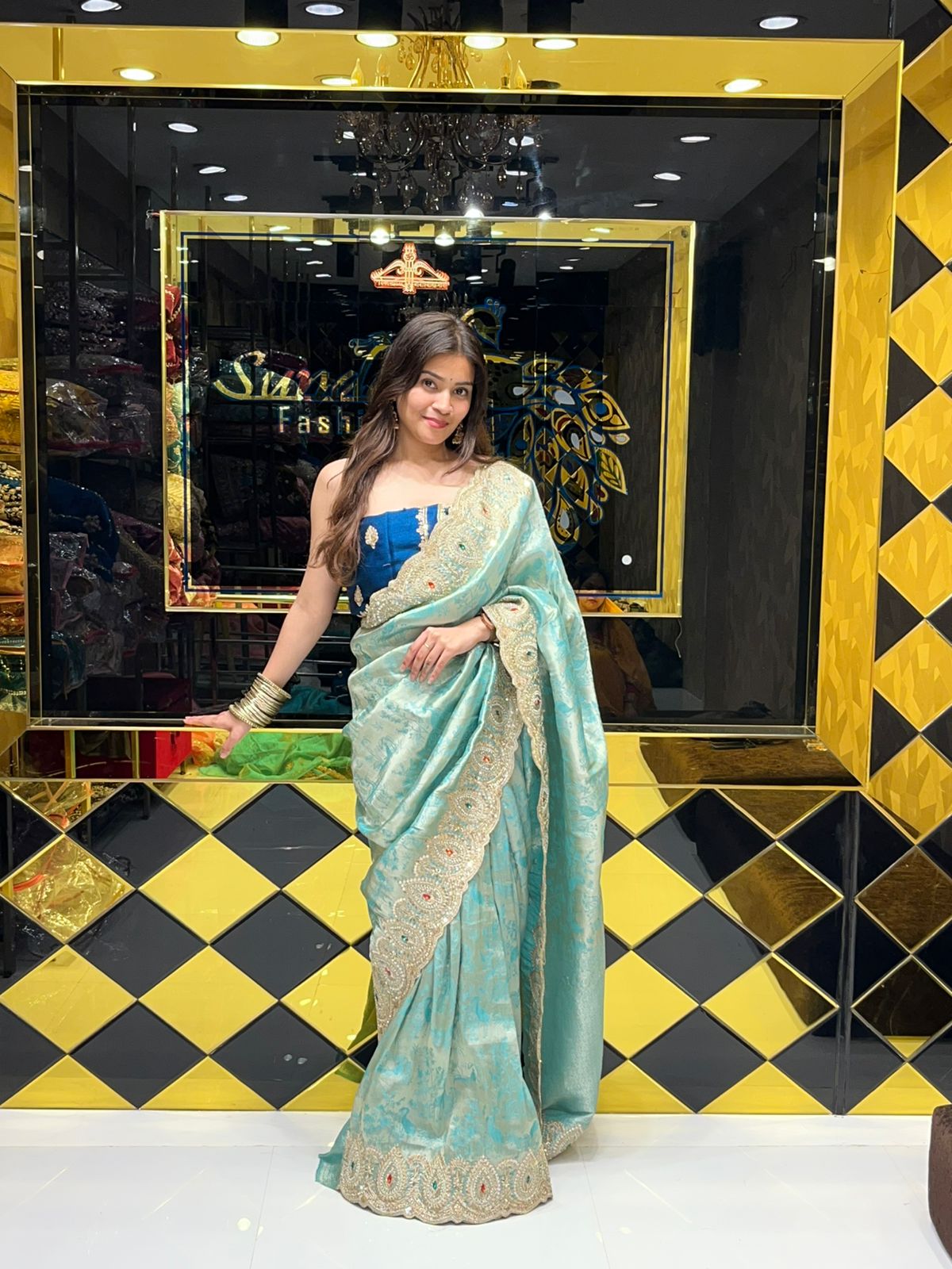 Beautiful Rich Silk Saree (151)