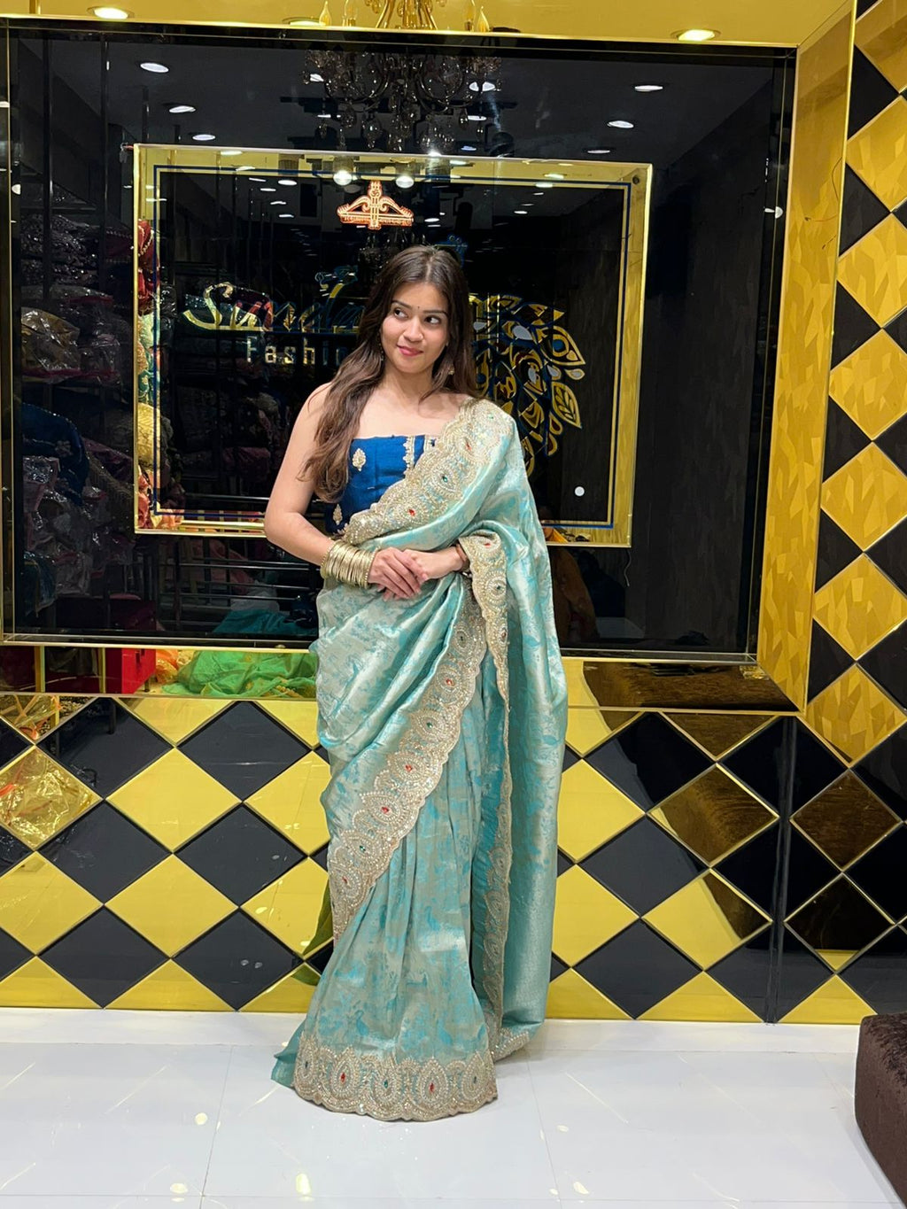 Beautiful Rich Silk Saree (151)