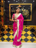 Aangi Blouse Pink Gotapati Saree (174)