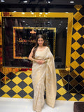 White Zari Weaving Work HO Silk Saree (176)