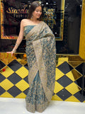 Green Swarovski Premium  Saree (202)