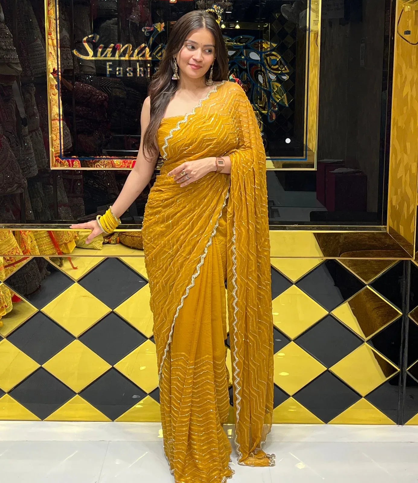 Beautiful Thread & Multiple Work Saree (244)