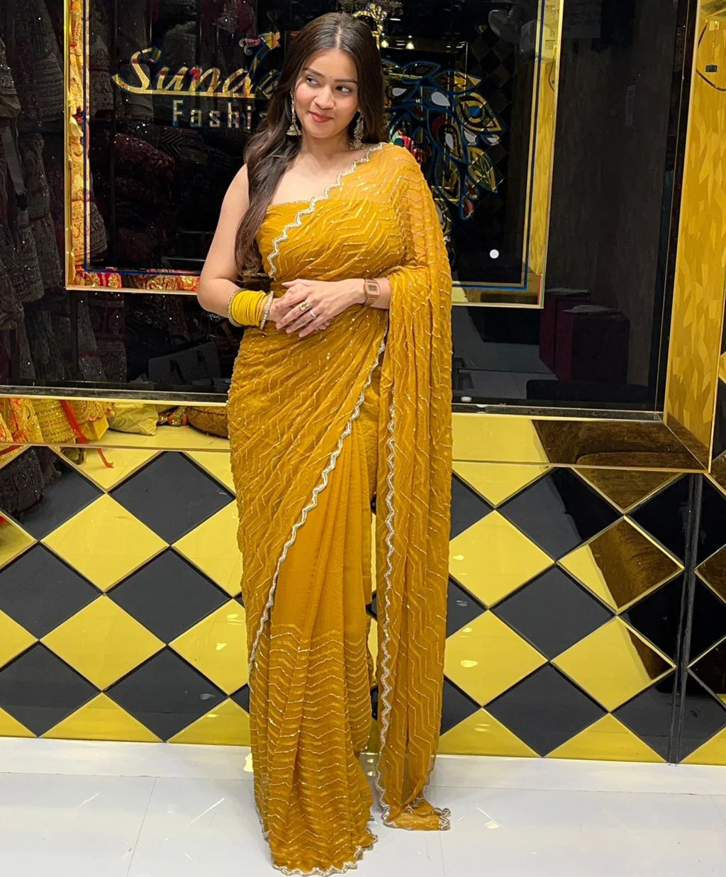 Beautiful Thread & Multiple Work Saree (244)