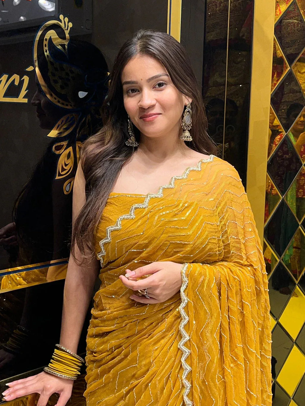 Beautiful Thread & Multiple Work Saree (244)
