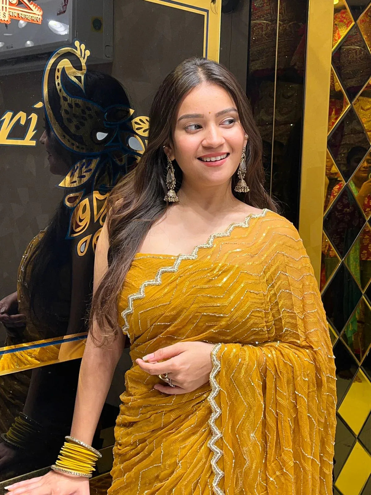 Beautiful Thread & Multiple Work Saree (244)
