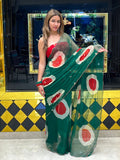 Vibrant Green Saree (S1)