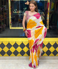 Multicolour Mirror Work Saree (273)