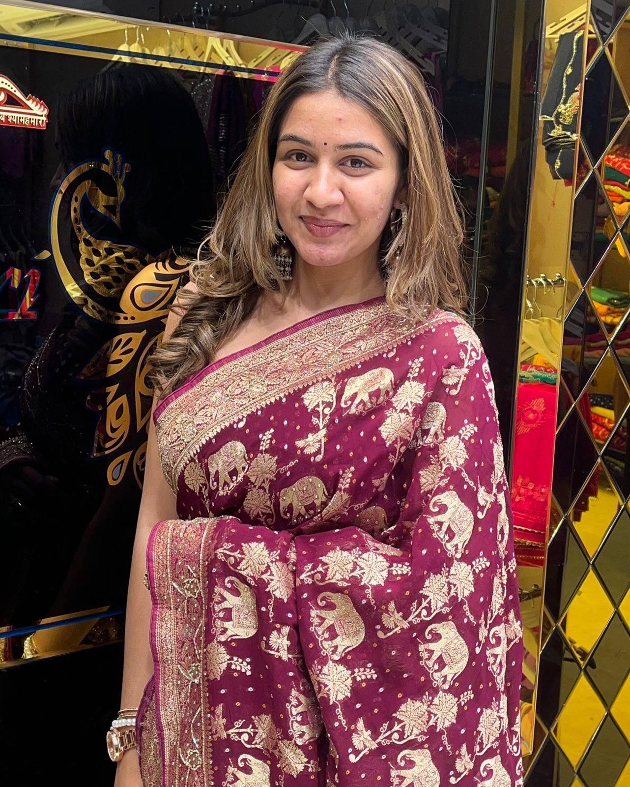 Designer Khaddi Georgette Saree (296)
