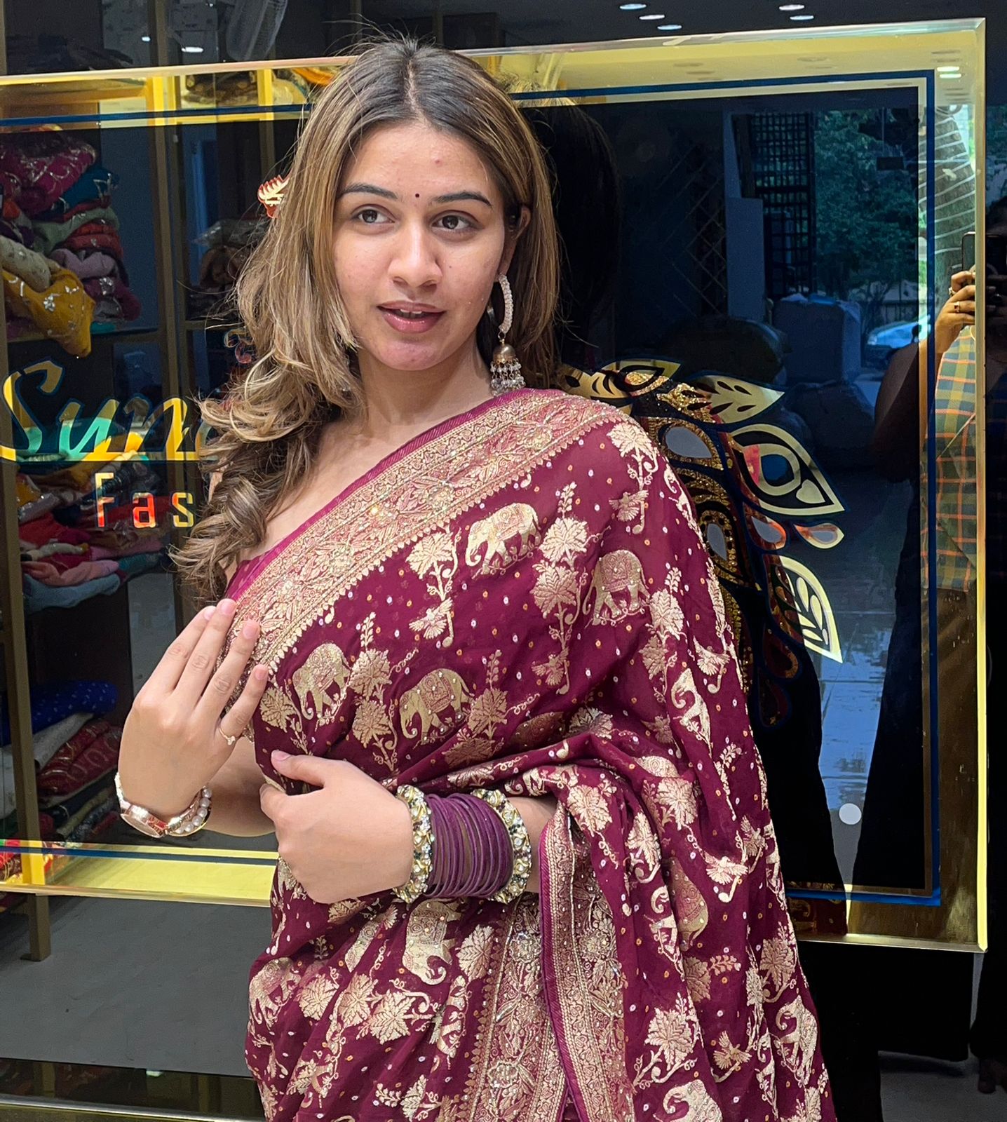 Designer Khaddi Georgette Saree (296)