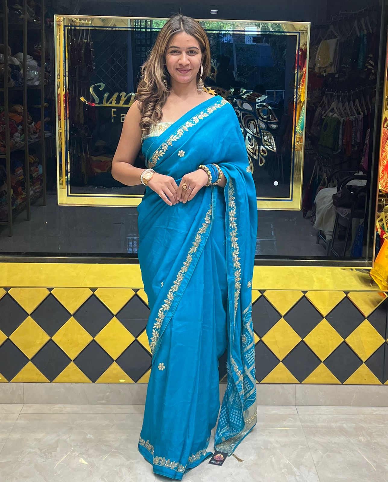 Gaji Silk Handcrafted Saree (299)