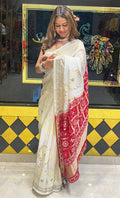 Gaji Silk Gota Hnadcrafted Designer Saree (309)