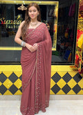 Celebrity Style Designer Handcrafted Saree (302)