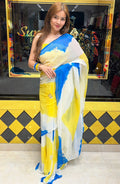 Vibrant Jaipuri Handcrafted Saree (S18)