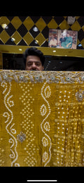 Gaji Silk Gotapati Handcrafted Saree (318)