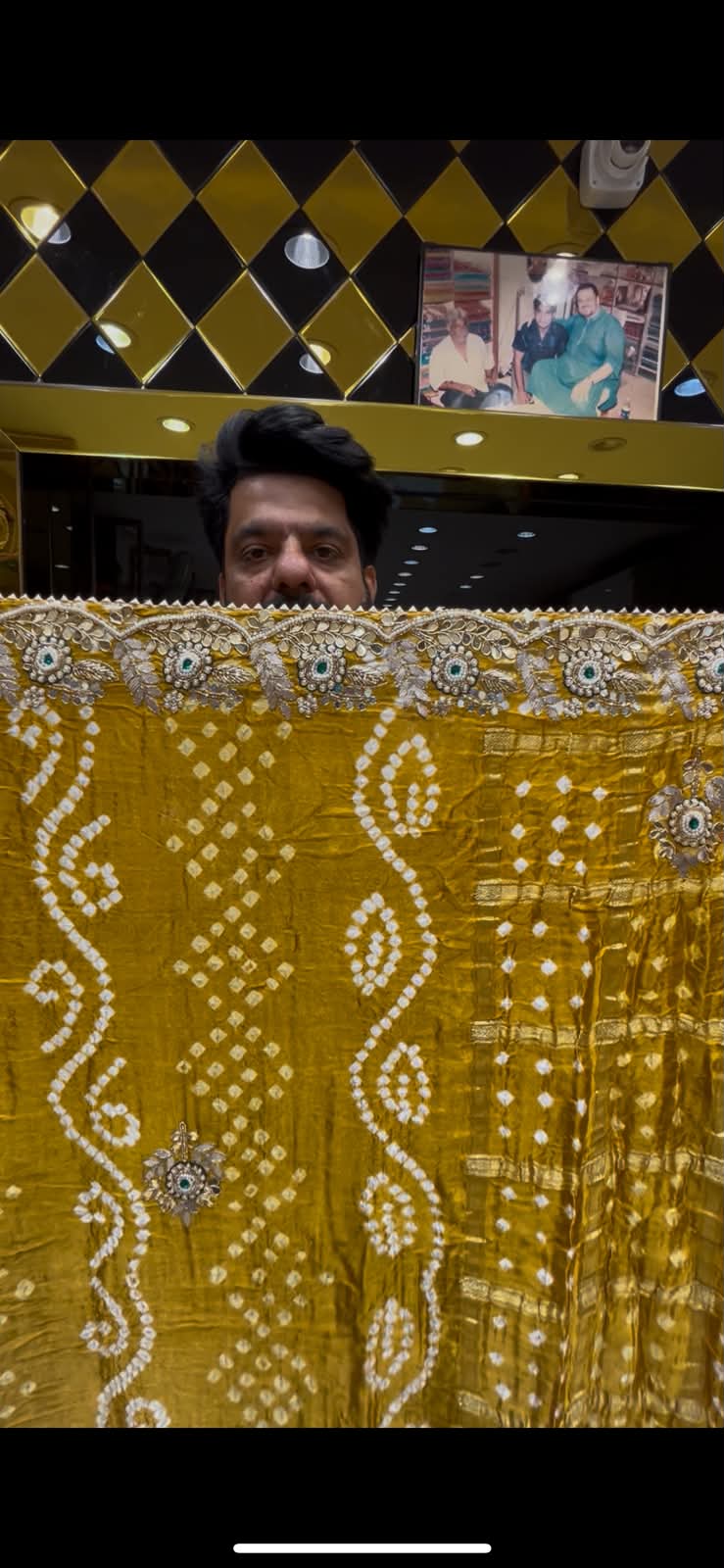 Gaji Silk Gotapati Handcrafted Saree (318)