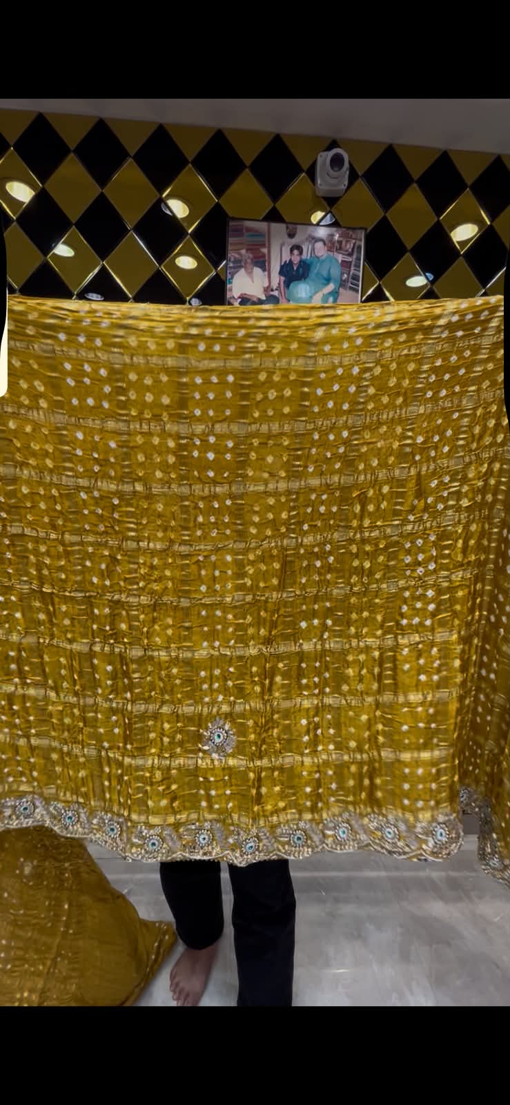 Gaji Silk Gotapati Handcrafted Saree (318)