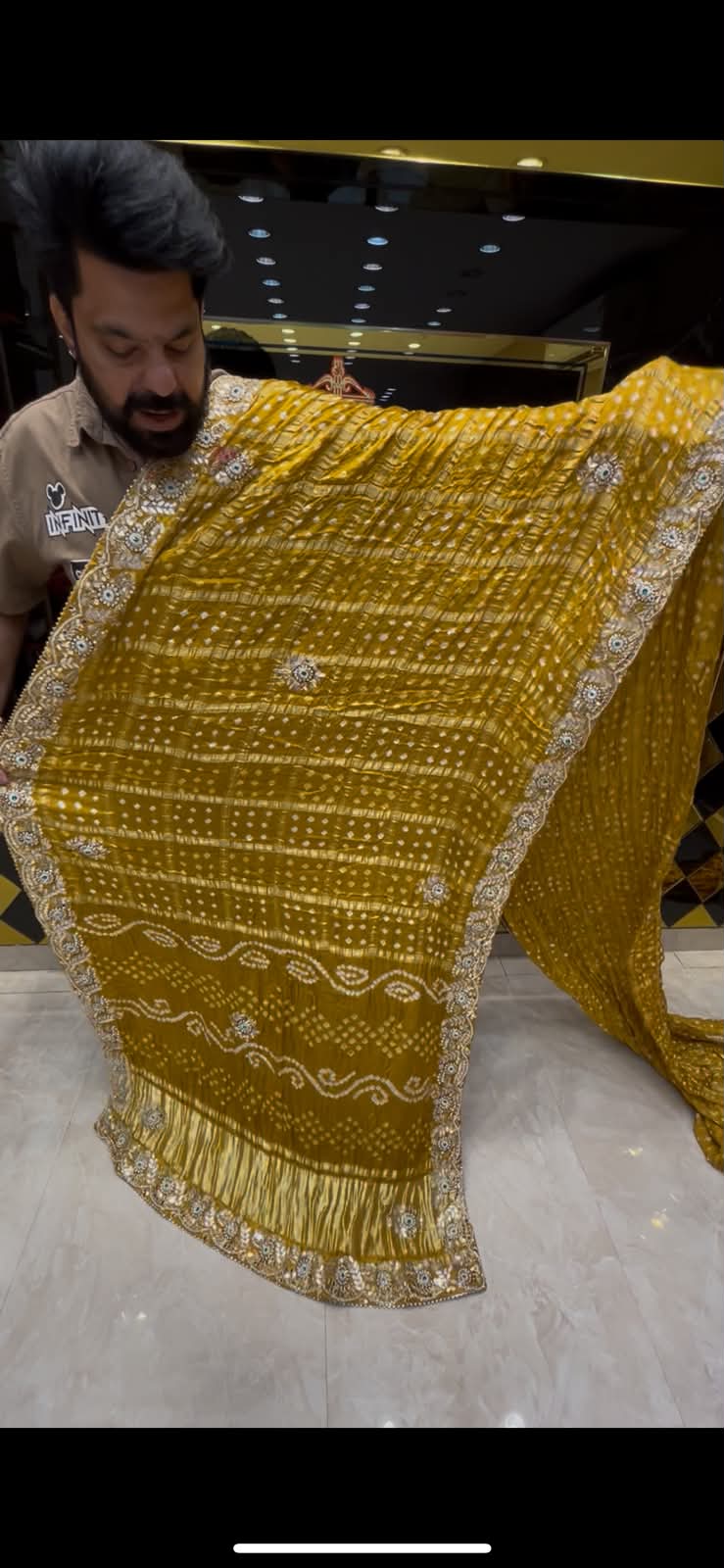 Gaji Silk Gotapati Handcrafted Saree (318)
