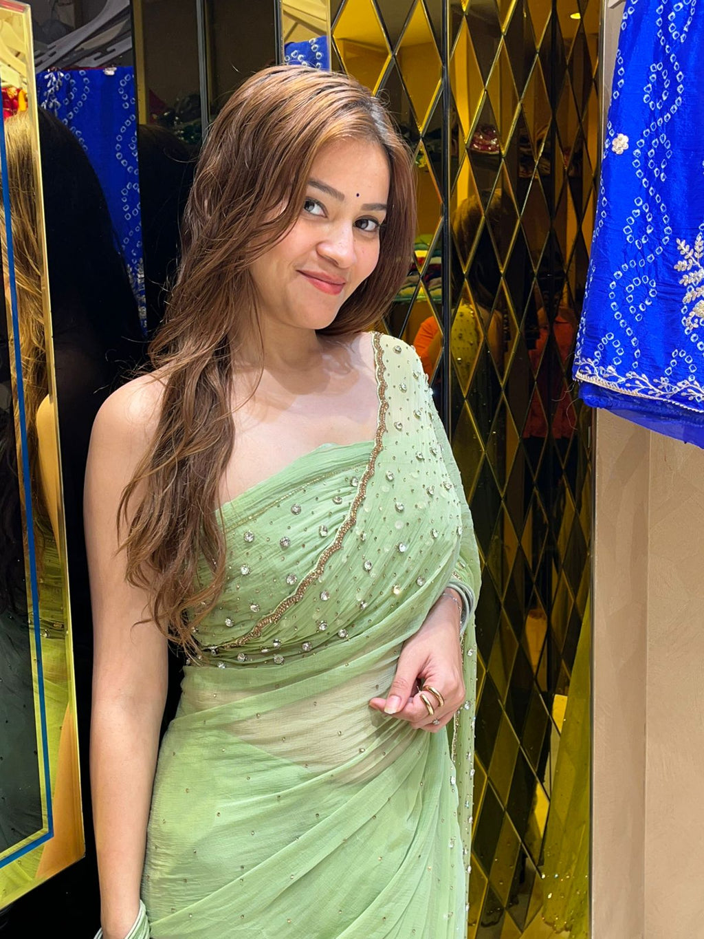 Celebrity Style Designer  Saree (330)