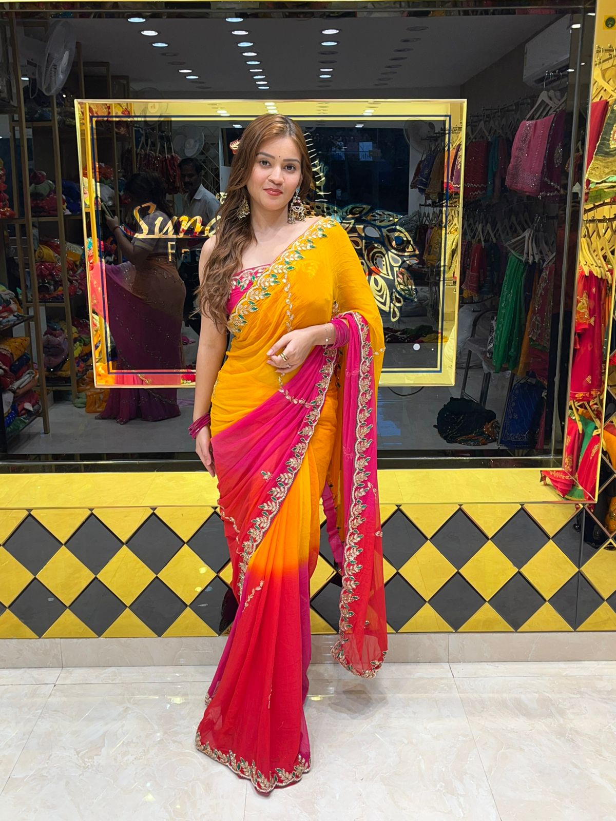 Gotapati & Resham Handcrafted Saree ( 333)