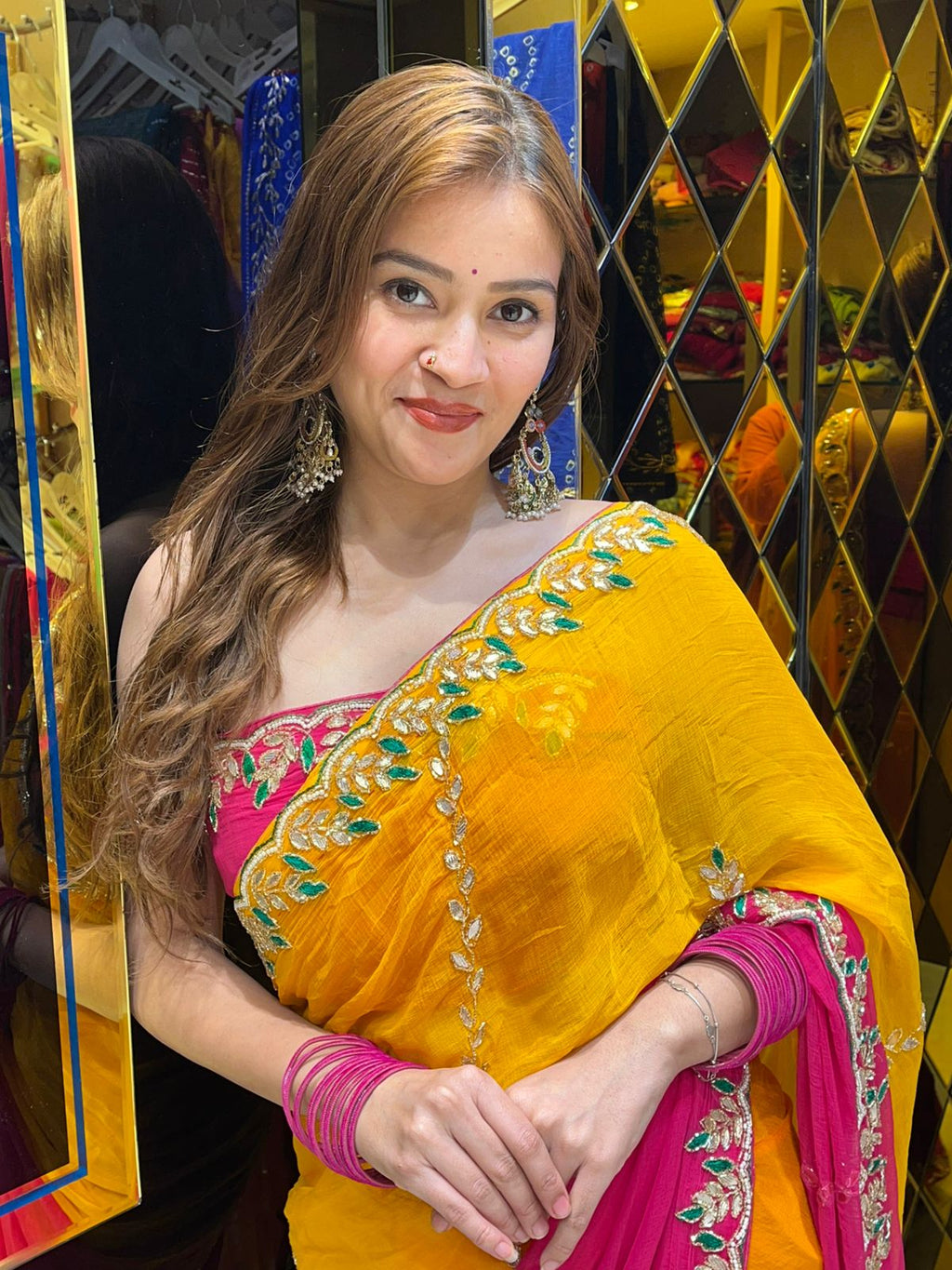 Gotapati & Resham Handcrafted Saree ( 333)