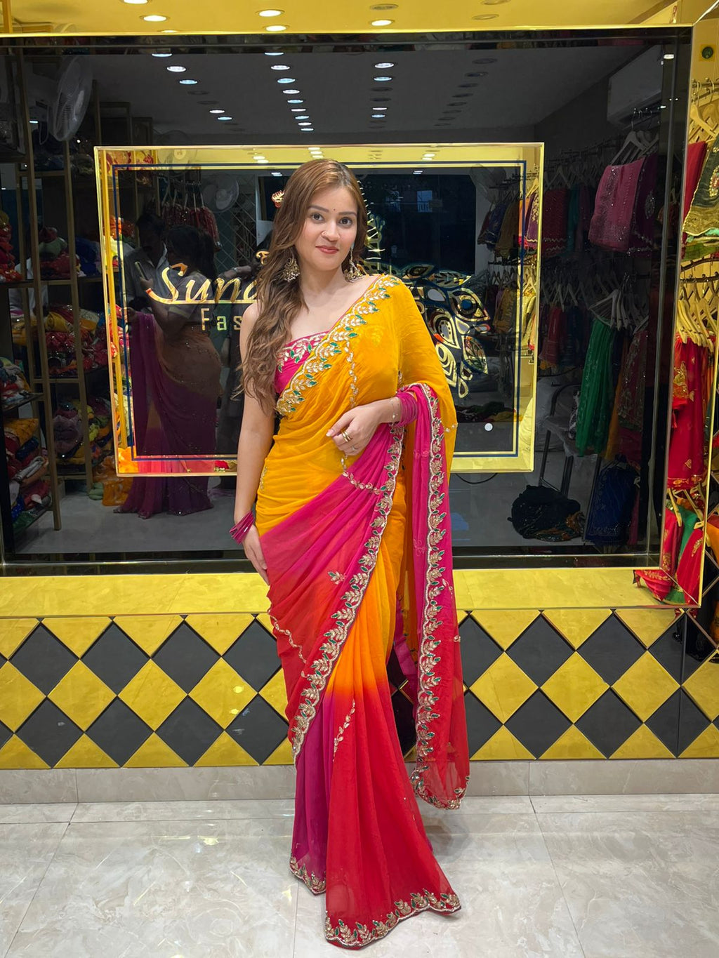 Gotapati & Resham Handcrafted Saree ( 333)