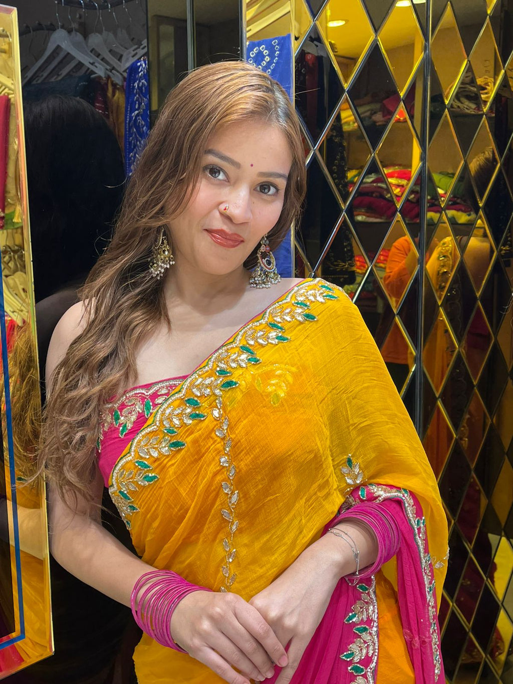 Gotapati & Resham Handcrafted Saree ( 333)